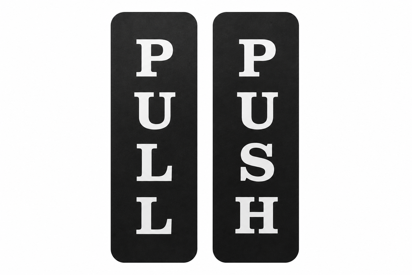 Premium PUSH & PULL Door Sticker